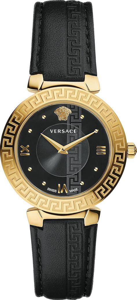 versace gold watch sale|black and gold versace watch.